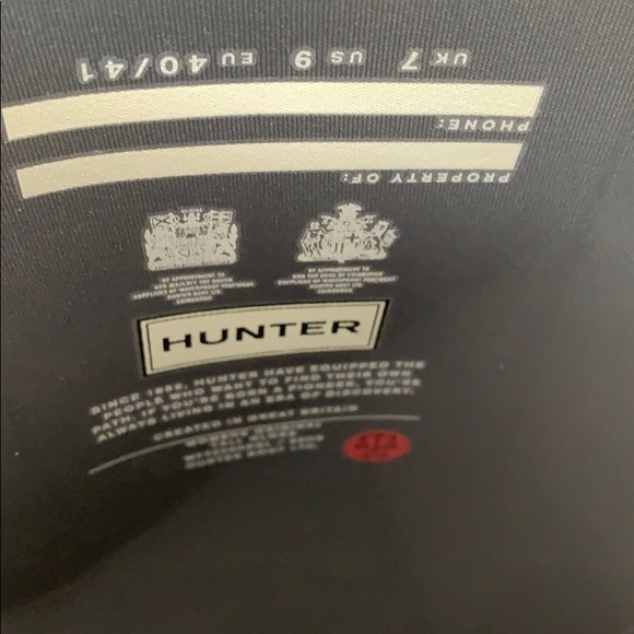 Hunter original tall glossy rain boots - Picture 6 of 6